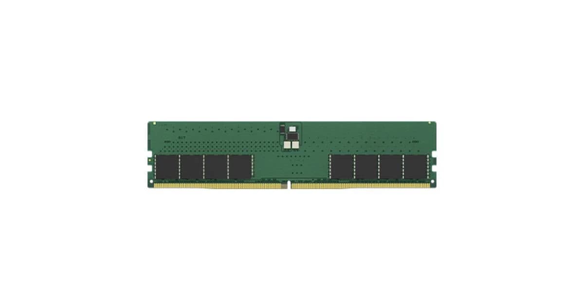 Kingston ValueRAM 32GB DDR5 5600MT/s CL46 DIMM Desktop Memory