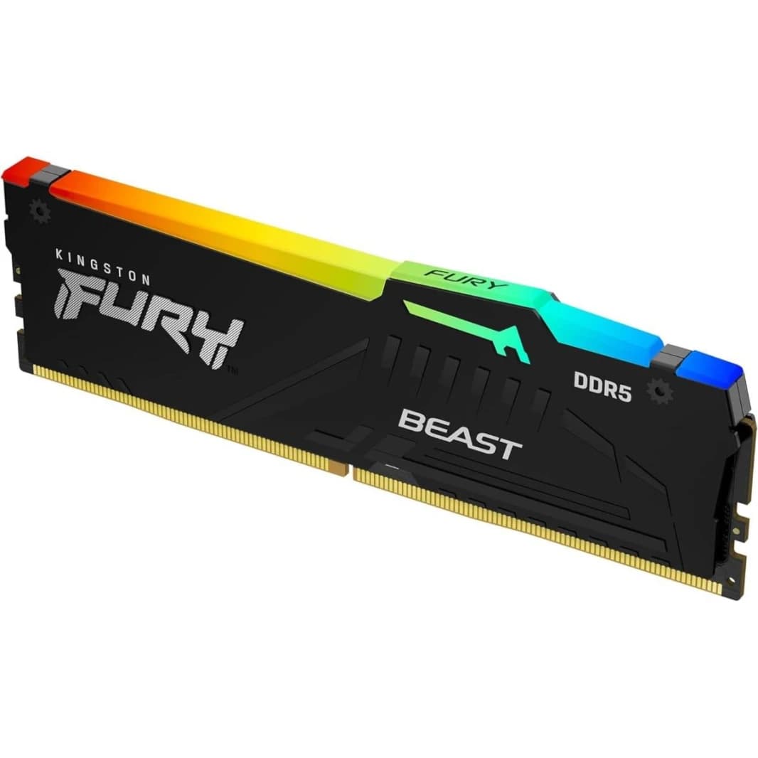 Kingston Fury Beast RGB 8GB 5600MHz DDR5 Memory with Infrared Sync Technology