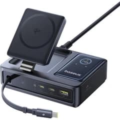 Baseus Nomos 5 In 1 Charging Station 140w, Qi2 Certified