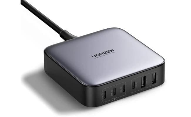 Ugreen Nexode 200w GaN USB-C Charging Station, 6-Port Desktop Charger