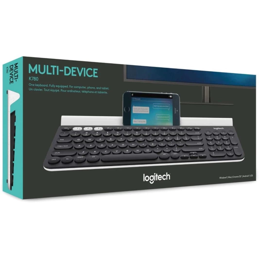 Logitech K780 Multi Device Bluetooth Keyboard for Computers and Mobile Devices