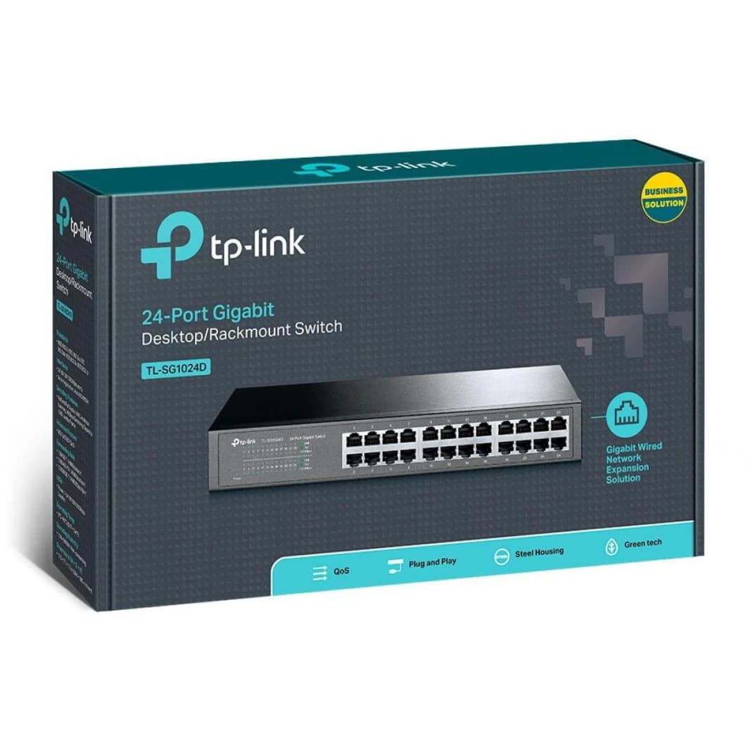 TP-Link TL-SG1024D 24-Port Gigabit Desktop Switch