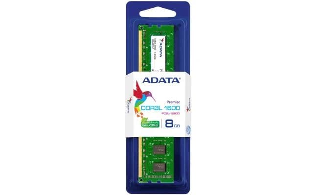 Adata Premier 8GB 1600MHz DDR3L RAM Memory Module for Desktop