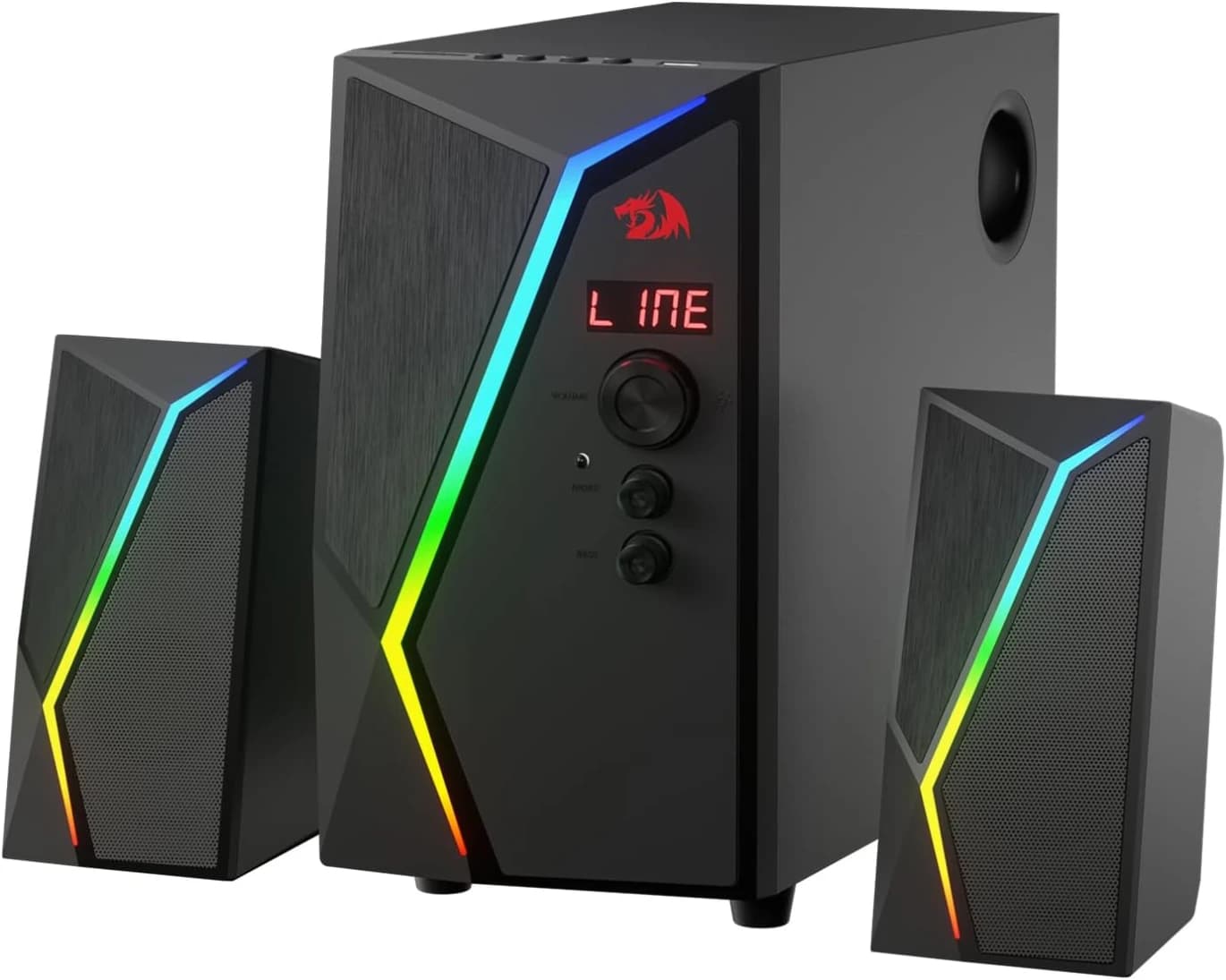 Redragon GS520 Pro Gaming Speakers with Subwoofer, 2.1 Channel RGB