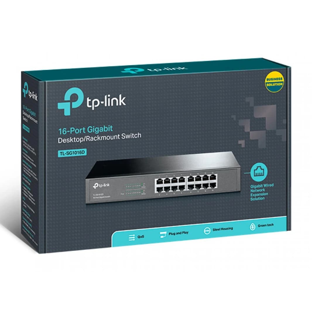 TP-Link TL-SG1016D 16-Port Gigabit Desktop Switch