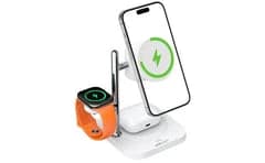 Acefast E39 4-In-1 Wireless Charging Station with Night Light - White