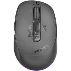 Promate Blix 3m Computer Mouse with OLED Display, RGB Lighting