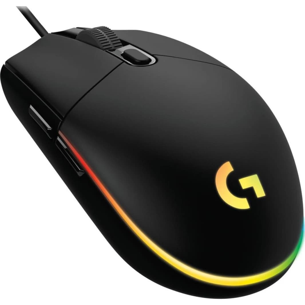 Logitech G203 Wired Gaming Mouse with RGB and Programmable Buttons