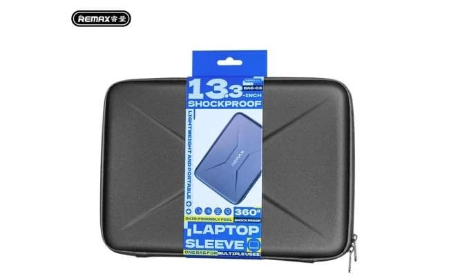 Remax Bag 03 13.3 Inch Shockproof Computer Storage Bag for Apple Macbook - Black