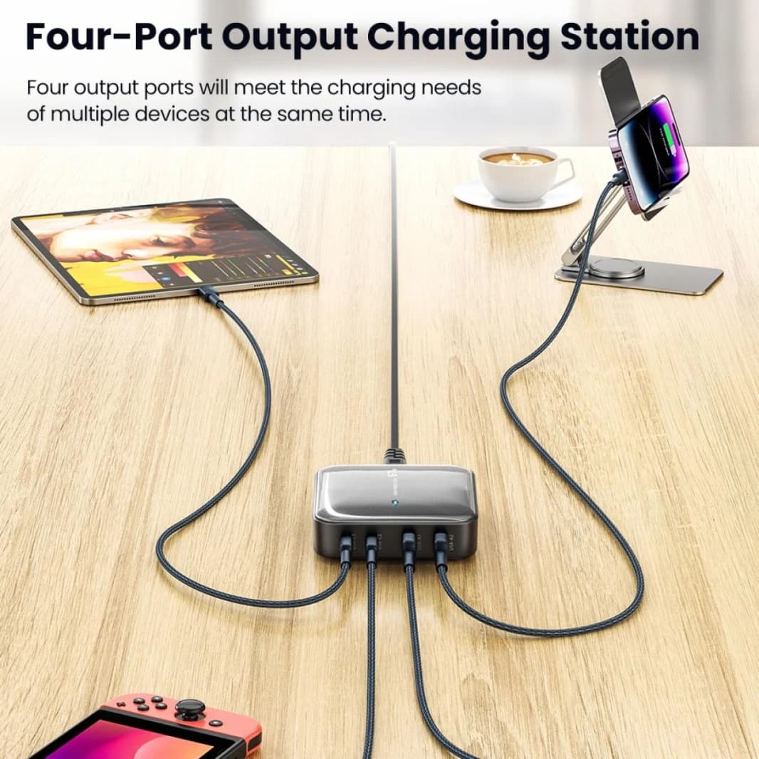 Toocki 67w 4 Port USB PD Charger with Fast Charging