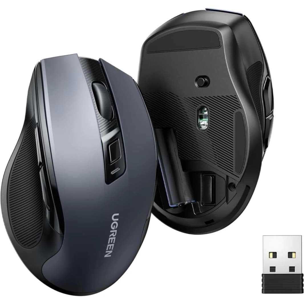 Ugreen Wireless Mouse, 2.4G + Bluetooth