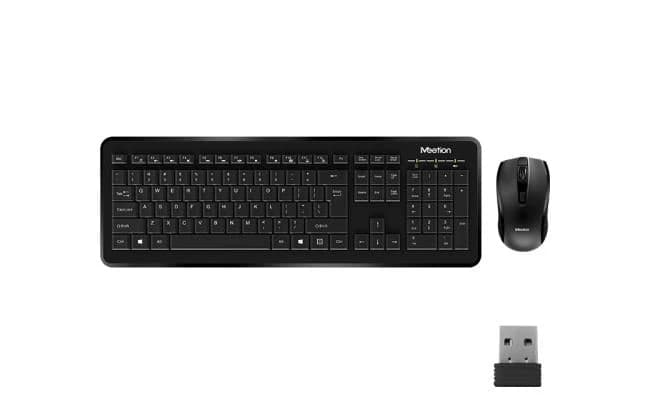 Meetion Mt C4120 Wireless Keyboard and Mouse Combo Kit White