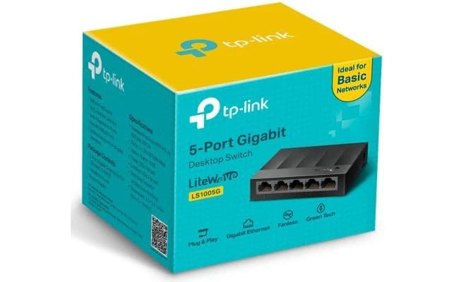 TP-Link LS1005G Litewave 5-Port Gigabit Ethernet Switch