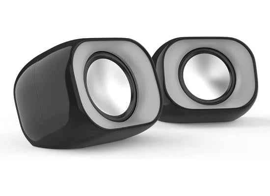 JT-009 USB+AUX Wooden Desktop Computer Speaker