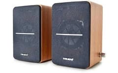 JT 009 USB + AUX Wooden Desktop Computer Speaker