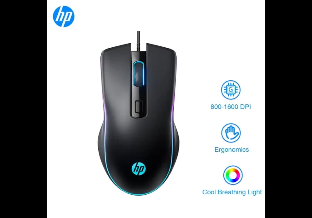 HP M200 Adjustable DPI Wired Gaming Mouse