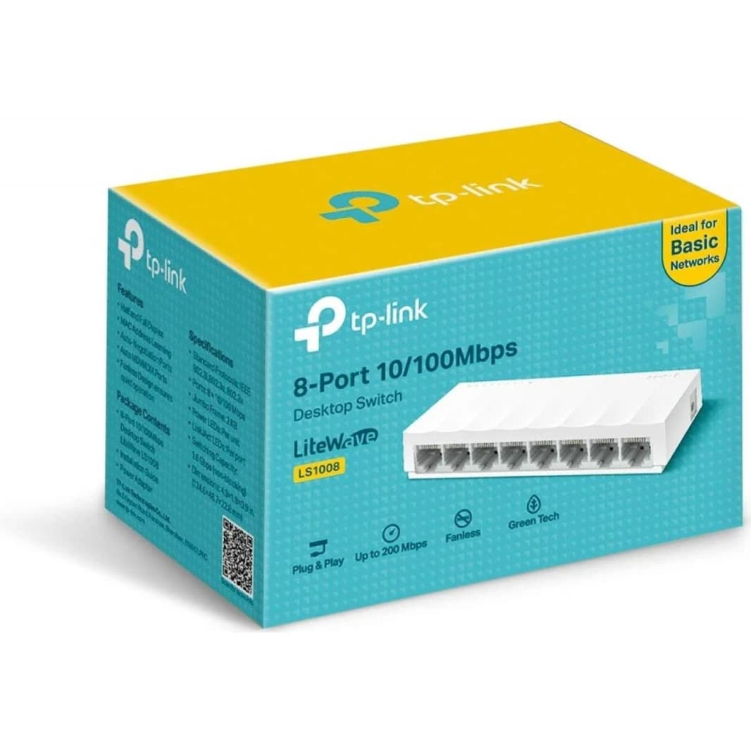 TP Link LS1008 8-Port Desktop Ethernet Switch