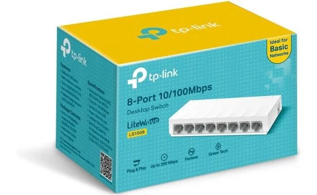 TP Link LS1008 8-Port Desktop Ethernet Switch