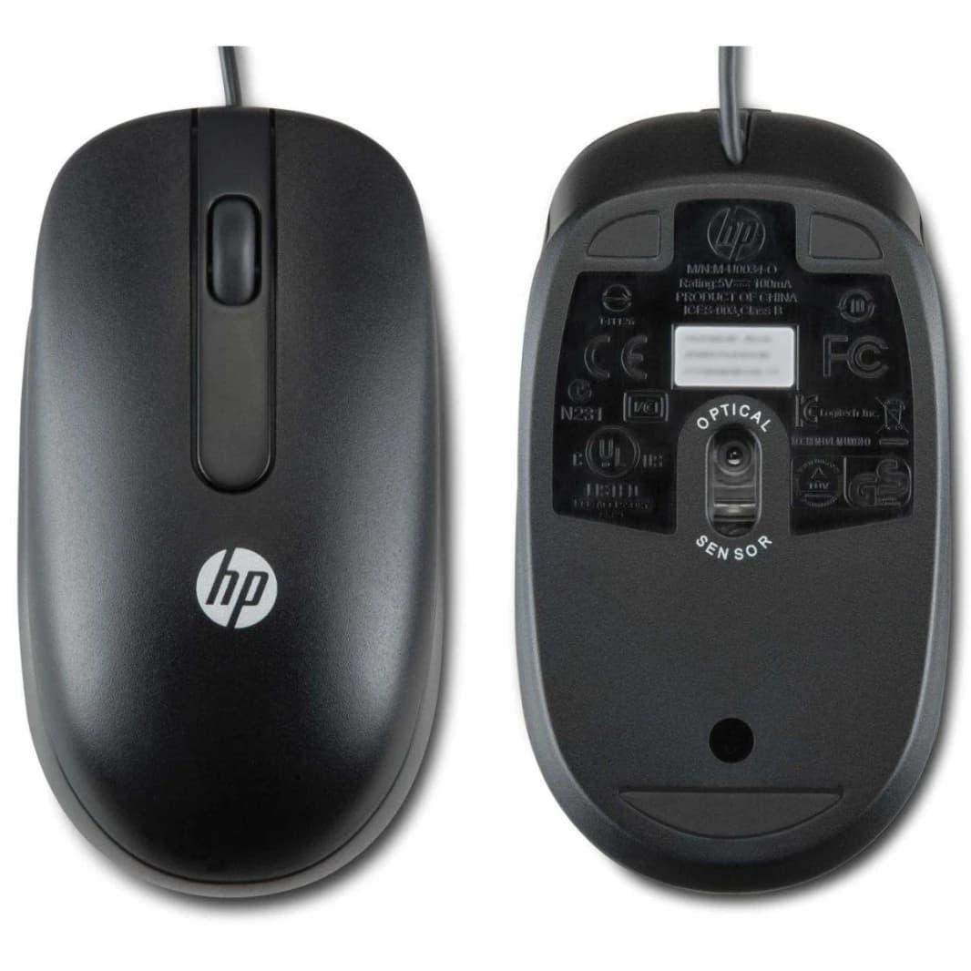 HP Wired USB Optical Mouse 800 DPI