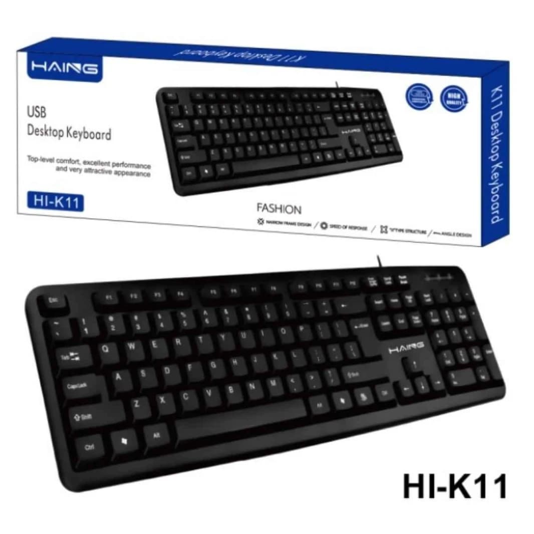 HAING HI-K11 Wired USB Computer Keyboard