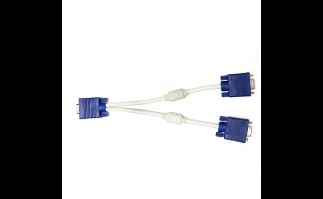 Haing Hi 202 VGA Male to Two VGA Female Deluxe Cable 20cm