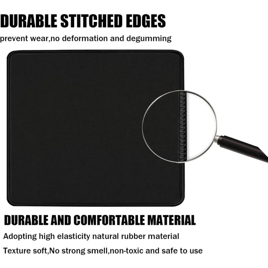 Computer Mouse Pad 24*30cm- Black