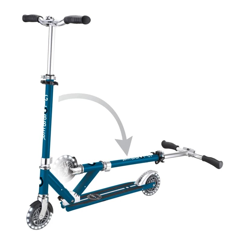 Globber FLOW ELEMENT LIGHTS Scooter - Deep Blue