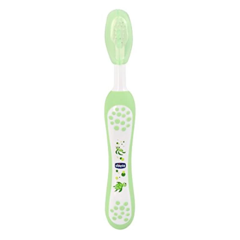 Chicco Green Milk Teeth Toothbrush (6m-3yrs)