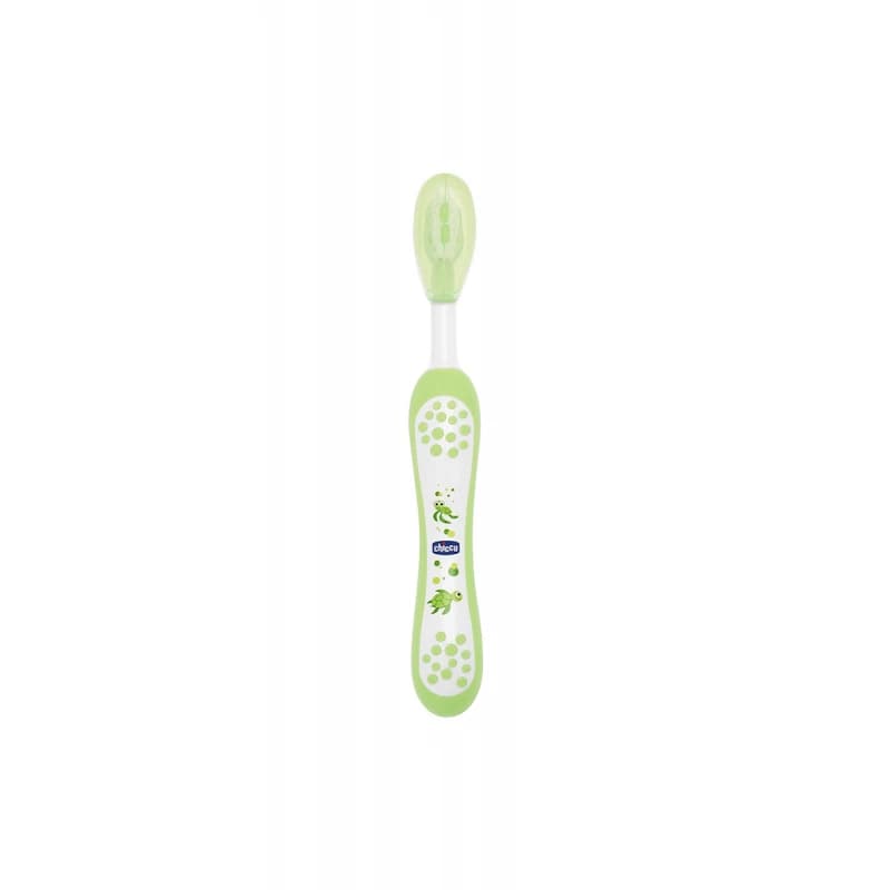 Chicco Green Milk Teeth Toothbrush (6m-3yrs)