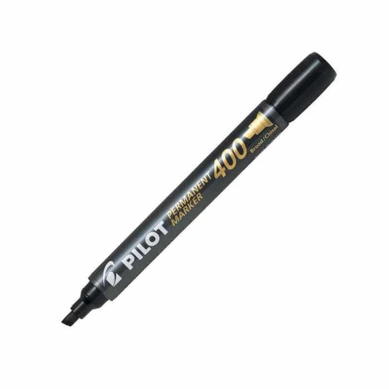Pilot Broad Chisel Tip Black Marker for Bold, Clear Writing