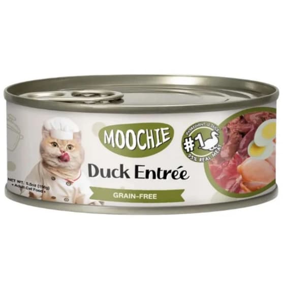 Moochie Duck Entrée Wet Cat Food 156g (24/pack)