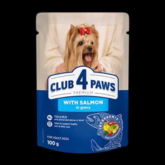 Club4paws Premium Small Breed Salmon In Gravy 100g
