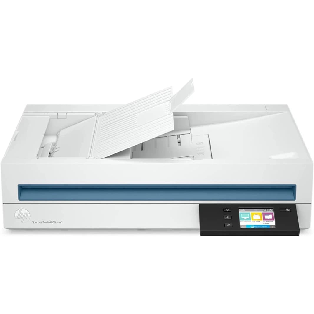 HP Scanjet Pro N4600 Fnw1 Flatbed Scanner, 1200 DPI, 100 Sheets Feeder