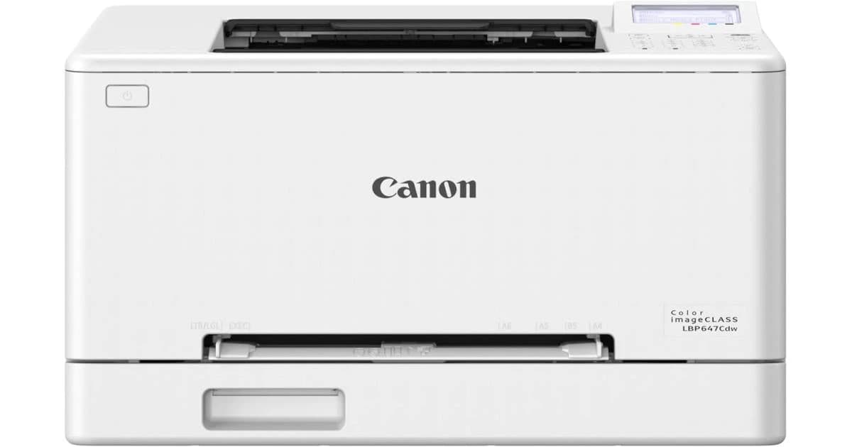 Canon i-SENSYS LBP647Cdw A4 Color Laser Wireless & Duplex Printer