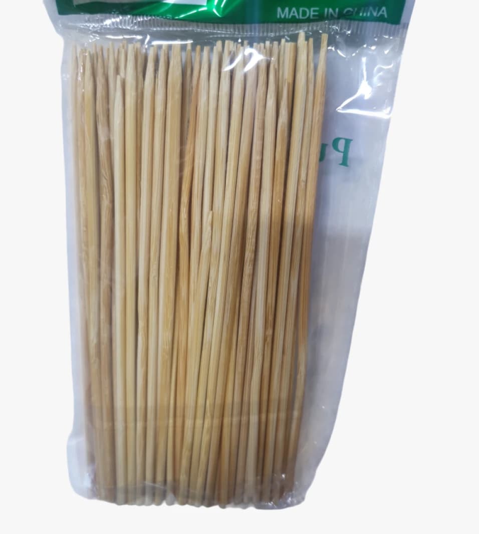 Natural Skewer Sticks Set for Versatile Uses with Simple Design for Grilling and Cooking Enthusiasts Indoors and Outdoors