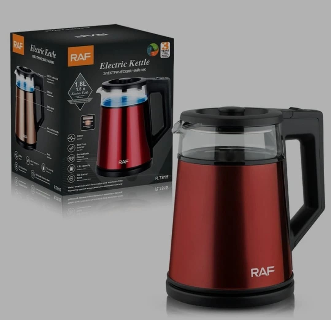 RAF Glass Kettle Colored