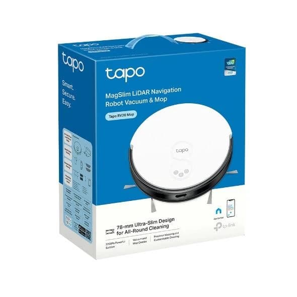مكنسة روبوت مائية Tapo RV20 MagSlim™ LiDAR