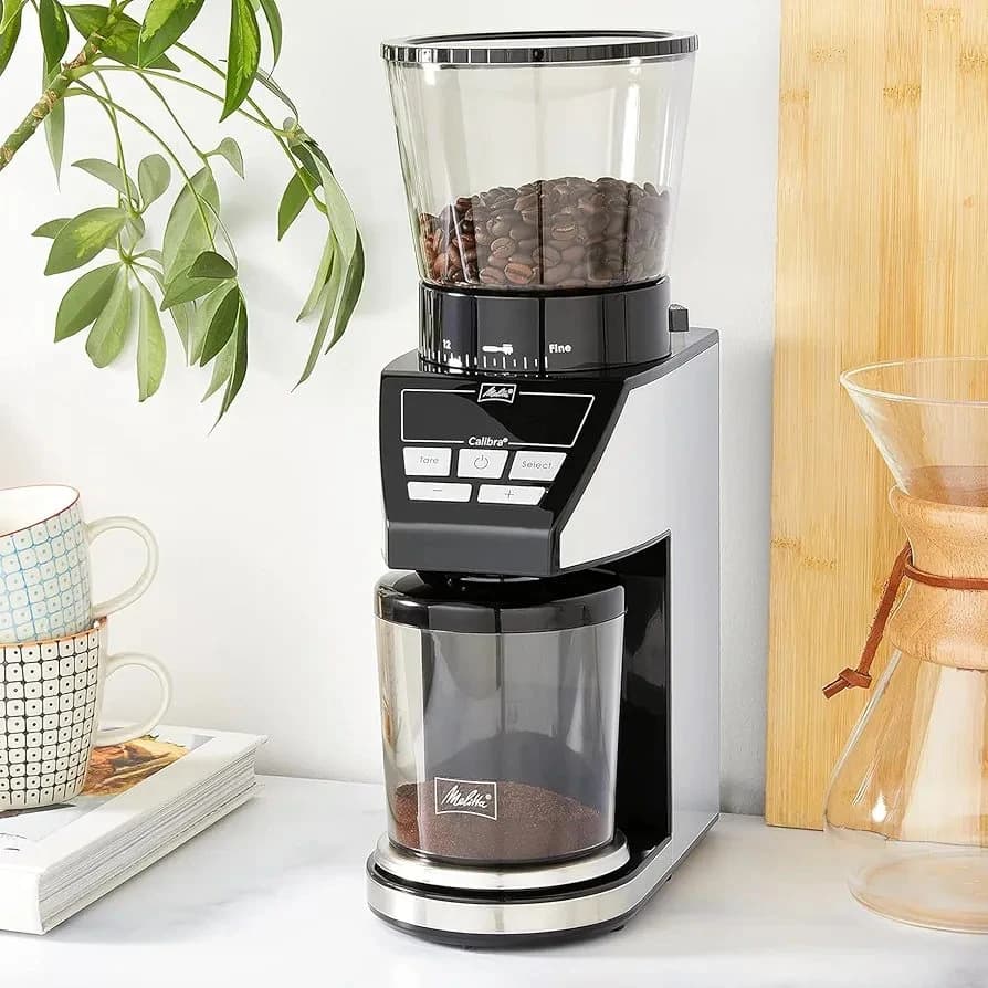 Melitta Calibra Coffee Grinder with Integrated Scale