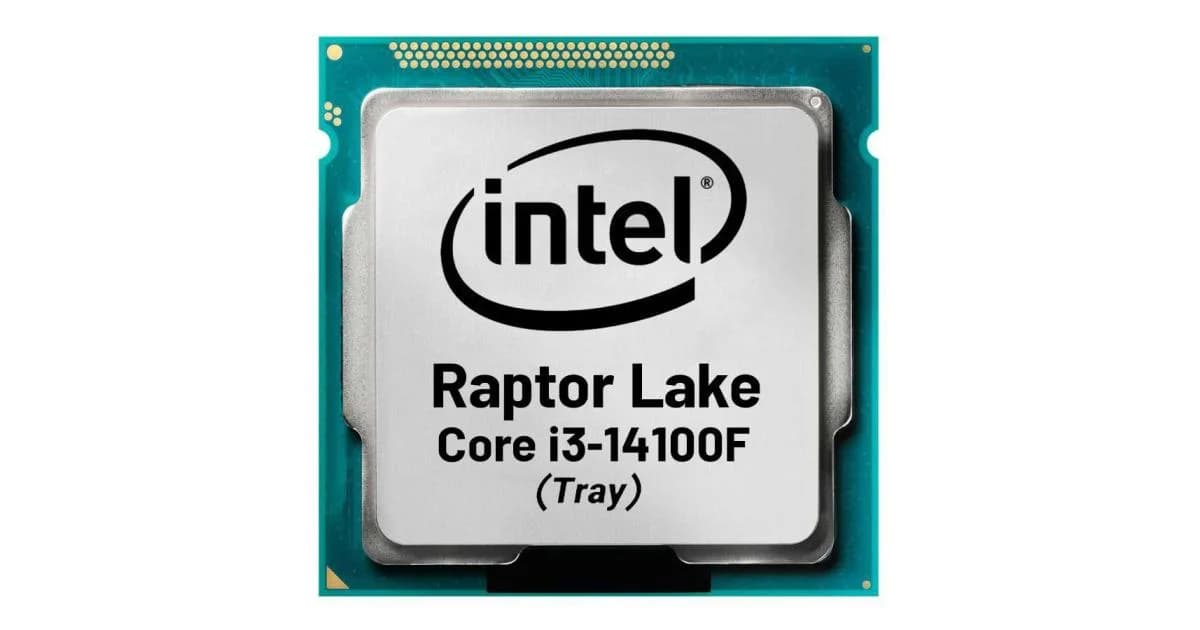 Intel 14Gen i3-14100F 3.5 GHz 4-Core LGA 1700 Desktop Processor