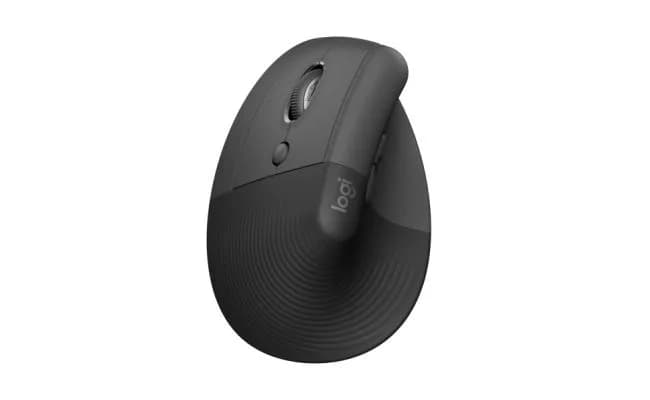 Logitech Lift Vertical Ergonomic Wireless Mouse - Graphite