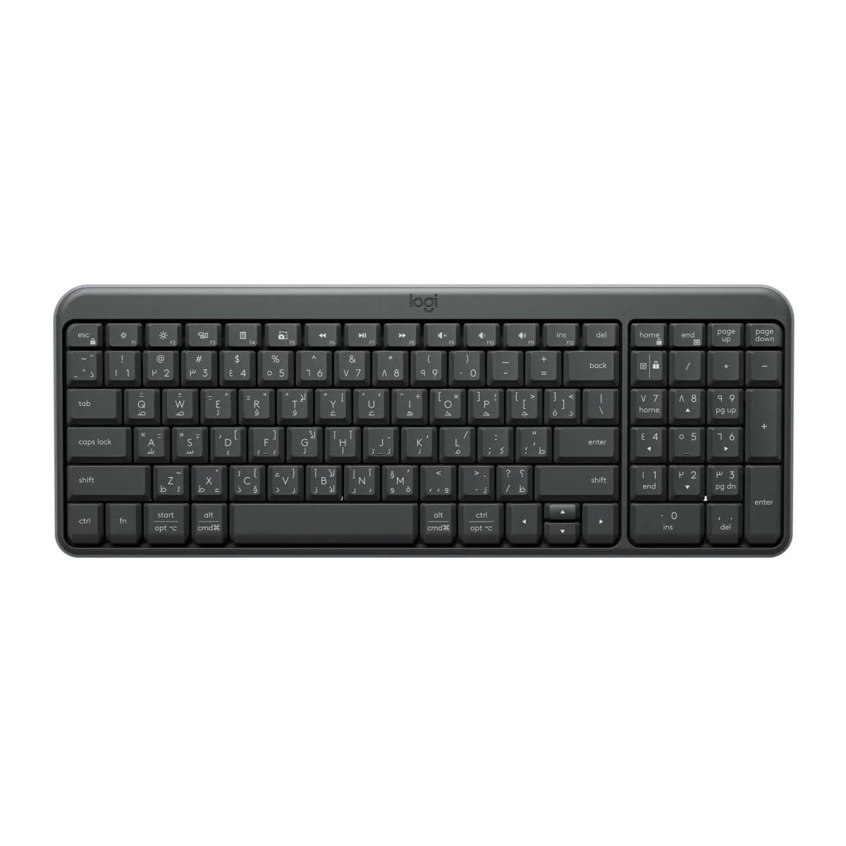 Logitech K250 Compact Bluetooth Wireless Keyboard Graphite