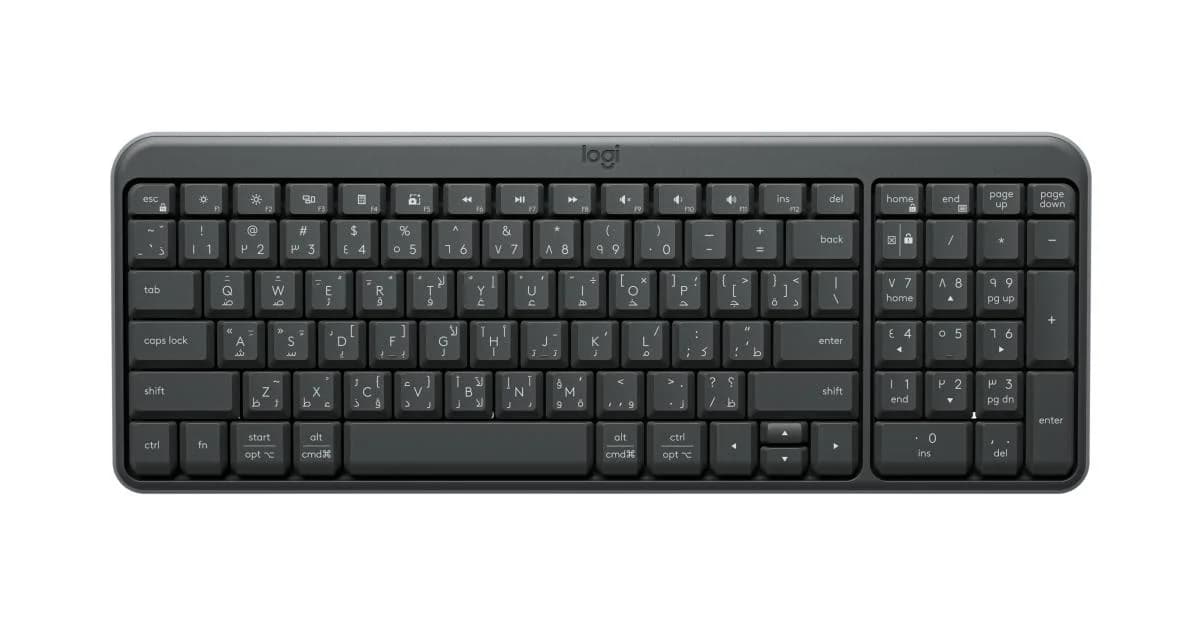 Logitech K250 Compact Bluetooth Wireless Keyboard Graphite
