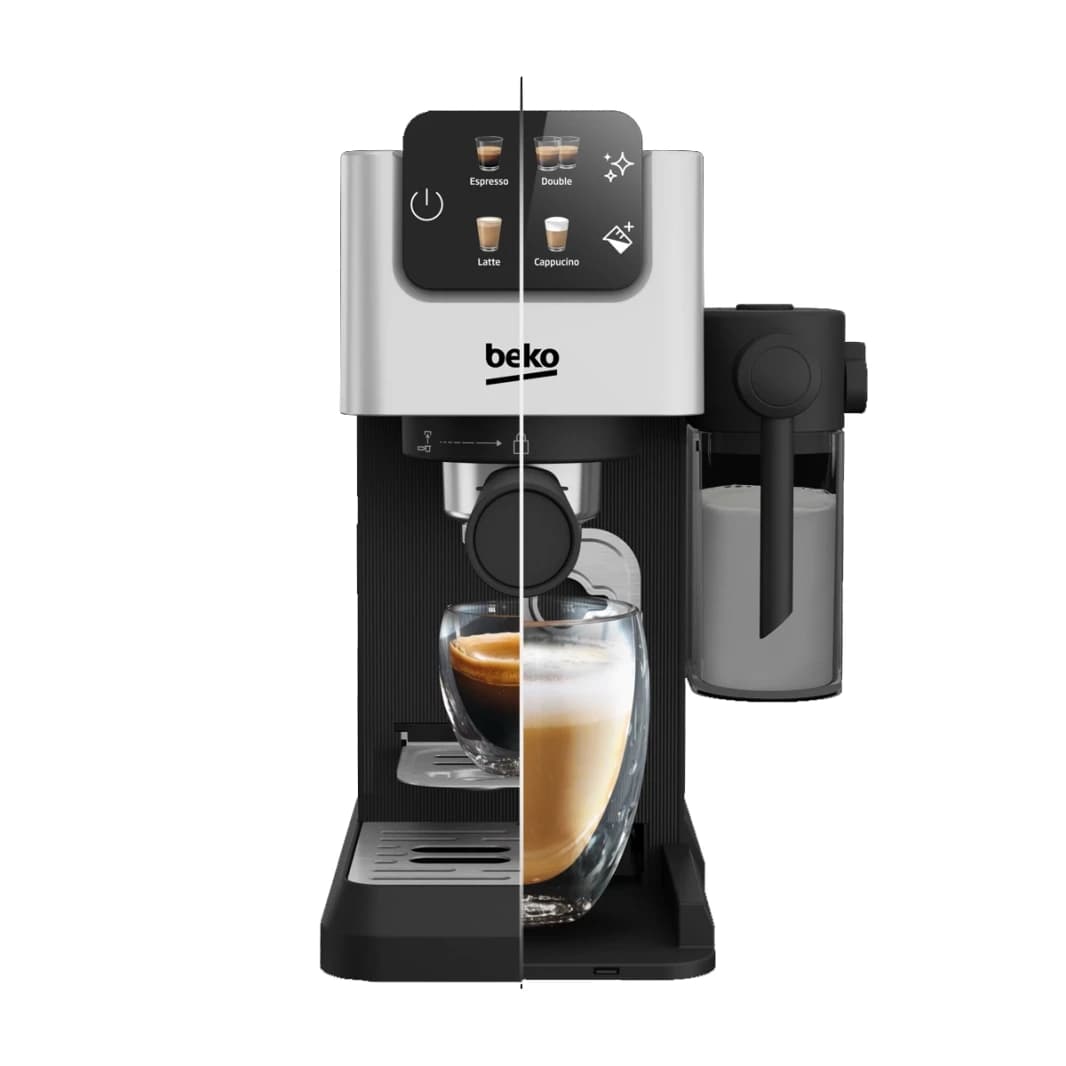 BEKO 15-Bar Espresso, Latte & Cappuccino Maker 1628W