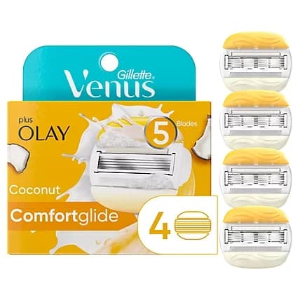 Gillette Venus Plus Olay Coconut Razor 4 Heads