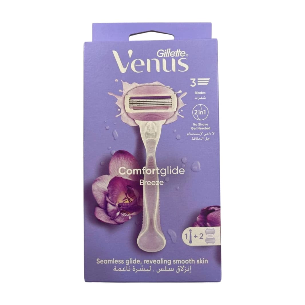 Gillette Venus Comfortglide Breeze Women's Razor 1+2 Blades