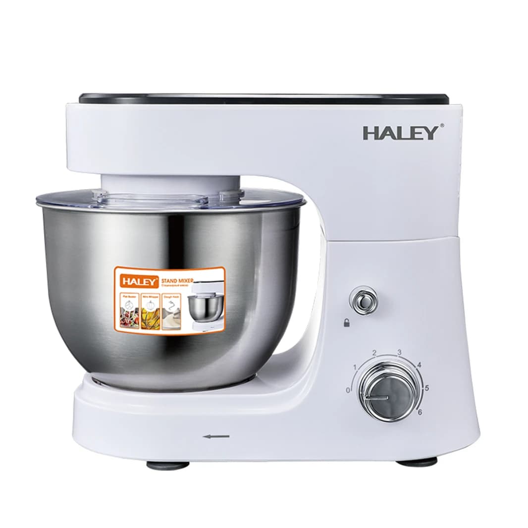 Electric Mixer 6L Stainless Steel 1200W by HALEY