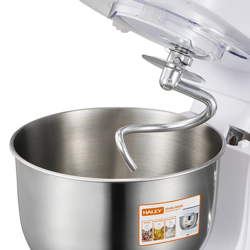 Electric Mixer 6L Stainless Steel 1200W by HALEY