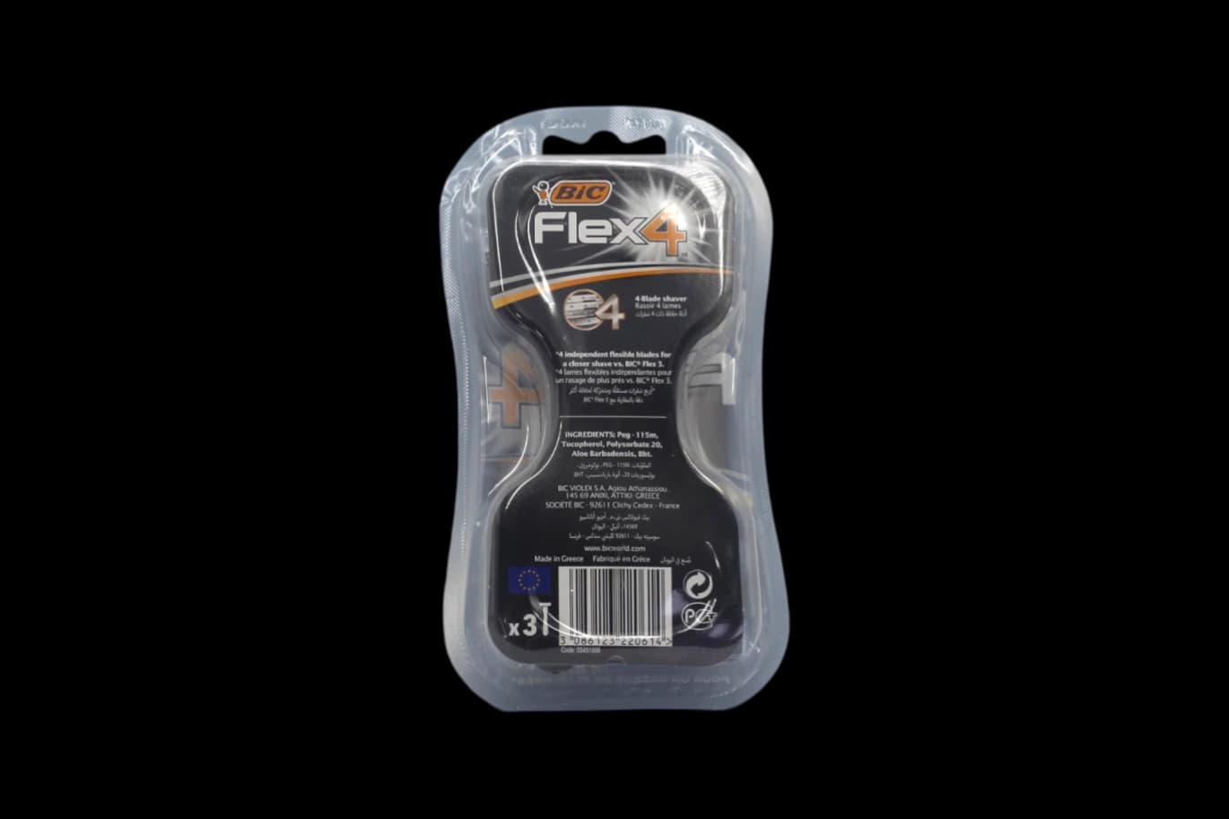 Bic Flex 3 Razor with 4 Blades