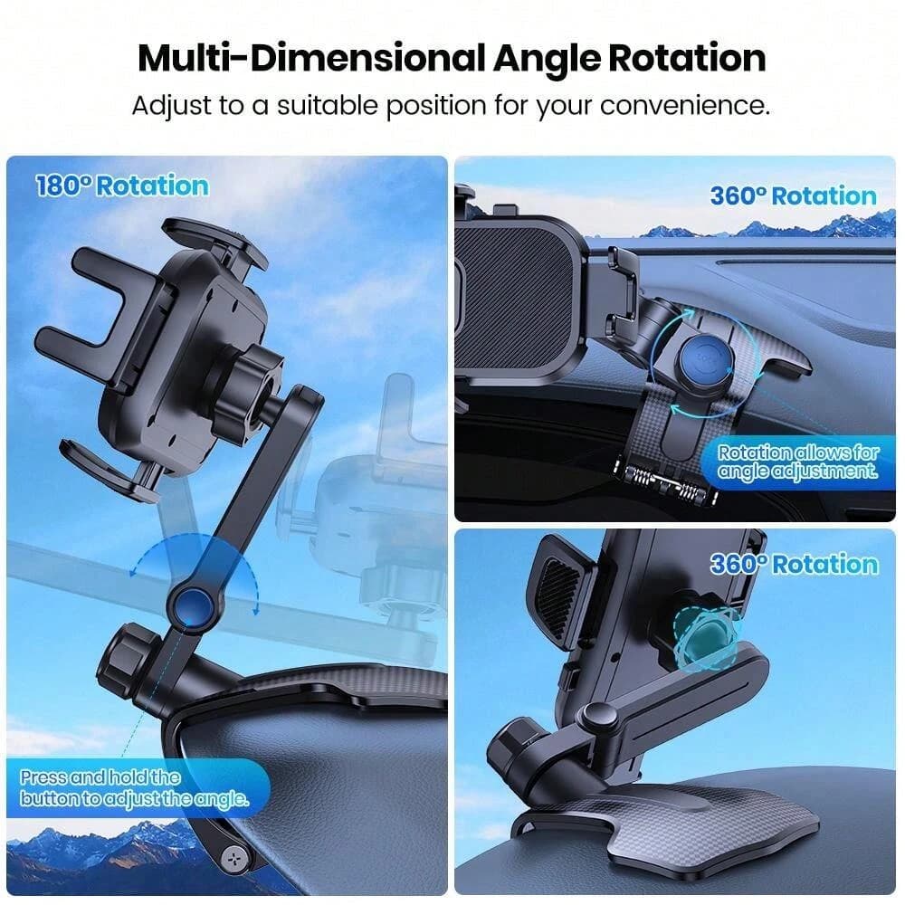 TOPK Car Dashboard Phone Mount with Secure Grip