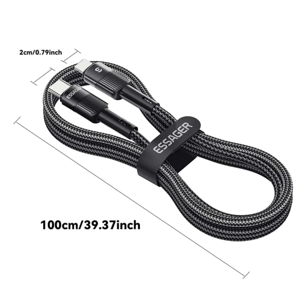 Essager 60W USB-C to USB-C Fast Charging Cable